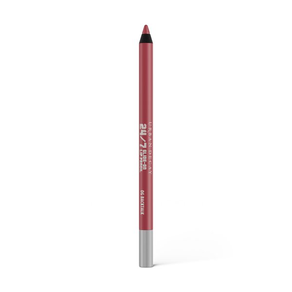URBAN DECAY 24/7 Glide-On Waterproof Lip Pencil (OG Backtalk - Mauve Nude Pink), Smudge-Proof, Longwearing Lip Liner, Smooth & Creamy Colors, Moisturizing Formula with Vitamin E - 0.04 oz