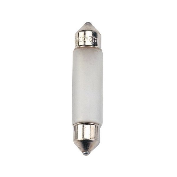 10 Pack 10 Watt T3 1/4 Festoon Base 24 Volt 5000 hour Frost Xenon Lightbulb