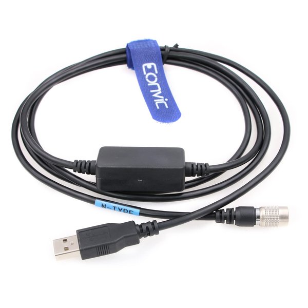 Eonvic USB for 6pin Data Cable for Nikon Total Stations DTM-322/352/452C/532 NPL-332,Win7/8/9 (for Windows 11)