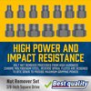 Amartisan Impact Bolt Extractor Tool, 13PC Bolt Nut Removal Extractor Socket Tool Set