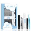DIY Lash Extension Kit Lash Clusters 360 Pcs 30D+50D 10-16 Mix Length Individual Lashes Kit Lash Bond and Seal Lash Glue Remover Overnighter Seal for DIY Eyelash Extensions(30+50D)