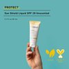 MyCHELLE Dermaceuticals Sun Shield SPF 28 Unscented (2.3 Fl Oz) - Soothing Reef Safe Sunscreen with Vitamin E and Aloe - TSA Approved. Liquid Zinc Sunscreen for Face and Body