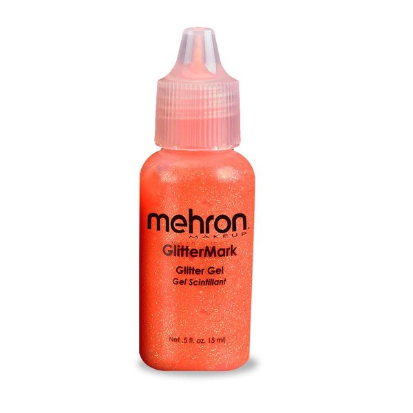 Mehron Makeup GlitterMark Glitter Gel (.5oz) (Orange)