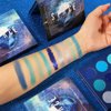 Docolor Eyeshadow Palette 9 Colors Gemstone Shadow Palette Highly Pigmented Mattes Shimmers Naked Smokey Glitter Cream Colorful Powder Blendable Long Lasting Waterproof Makeup Palette-Blue