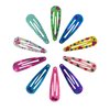 Snap Hair Clips, Lovely 10 PCS 2 Inch Metal Barrettes, No Slip Cute Cartoon Pattern Hair Accessories for Girls, Women, Kids Teens or Toddlers