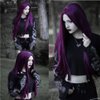 melody wig Purple Wig Synthetic Purple Lace Front Wigs For Women Hair Heat Resistant Fiber Long Silky Straight Wigs Middle Part