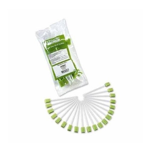 Stryker – Sage Toothette Plus Single Use Oral Swabs – With Sodium Bicarbonate – Bag of 20 Swabs – Disposable dental swabs with long handle