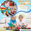 Hanaive 3 Sets Mini Simulation Steam Train Toys Small Retro Steam Train Model Assorted Styles Pull Back Train Set Diecast Locomotive Model Train Set for Boys and Girls Gifts Birthday Party Favor