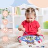 Adena Montessori Wooden Magnetic Fishing Game,Fine Motor Skill Touch Training for 3 Years Old Kids,Fish Counting Puzzle with Numbers and Different Materials,Preschool Learning Educational Toy