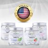 Ecofam Chewable Toothpaste Tablets - 90 Natural Peppermint Tabs - Zero Waste Glass Jar - Fluoride-Free -with Nano Hydroxyapatite - Made in The USA