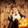 ROMODIYA Halloween Headband for Women, Halloween Witch Hat Headband Orange Hairband with Spider Web Design Hair Boppers Mini Witch Hat for Halloween Costume Cosplay Party Hair Accessories