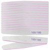 Lofuanna Nail File 15 PCS Professional Double Sided Acrylic Nail File,Washable Nail File Manicure Tools for Poly Nail Extension Gel and Acrylic Nails Tools Suit for Home Salon (100/180 grit)