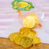 Wockenfuss Candies Milk Chocolate Gold Coins, 3 mesh bags of 7 pieces each