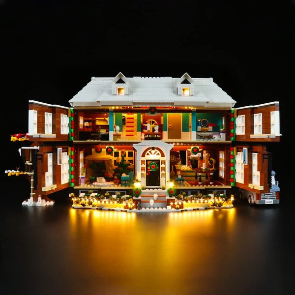 VONADO Led Light Kit Compatible with Lego Home Alone Exclusive 21330 Building Set (No Model), Led Decoration Lighting Set Compatible with Lego Ideas 21330 Set (Standard Version)