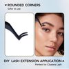 False Eyelashes Applicator Tool Eyelash Extension Tweezers Remover Clip Tweezers Nipper Application and Removal DIY Eyelash Applicator Tool