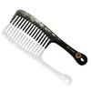 Premium Handmade 100% Oxhorn Anti-static Wide Tooth Detangling & Styling Comb for Women & Men