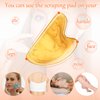 Sherr 12 Pcs Gua Sha Facial Tools Heart Shaped Massage Guasha Tool for Face Scraping Guasha Stone Massager Guasha Board for Spa Women Body Skin Care Reduce Muscle Tensions, 12 Colors (Retro Color)