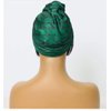OYSRONG Short Black Color Straight Headband Afro Wig With Green Headband Attached Wigs With Turban Head-wrap Wig