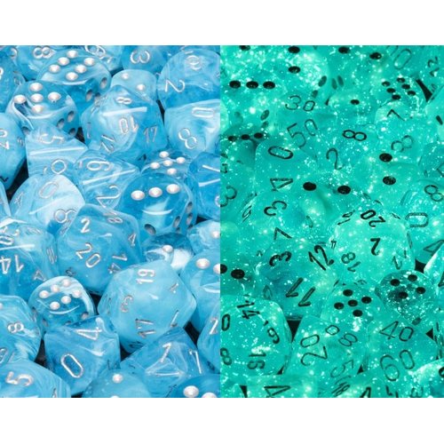 Luminary Polyhedral Sky-Silver 7-Die Set