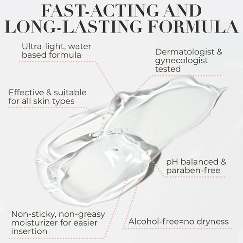 Hydro GYN Vaginal Moisturizer | Long-Lasting Dryness & Discomfort Relief | Estrogen & Hormone Free | 10 Pre-Filled Applicators