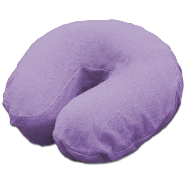 Body Linen Comfort Flannel Face Rest Covers for Massage Tables (Blue, 10 Pack) - Soft, Durable and Light 100% Cotton Flannel Face Cradle Covers for Professional Use