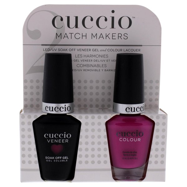 Cuccio Matchmaker - Colour Nail Lacquer & Veneer Gel Polish - Don't Get Tide Down - For Manicures & Pedicures, Full Coverage - Long Lasting, High Shine - Cruelty, Formaldehyde & Toluene No - 0.43 oz