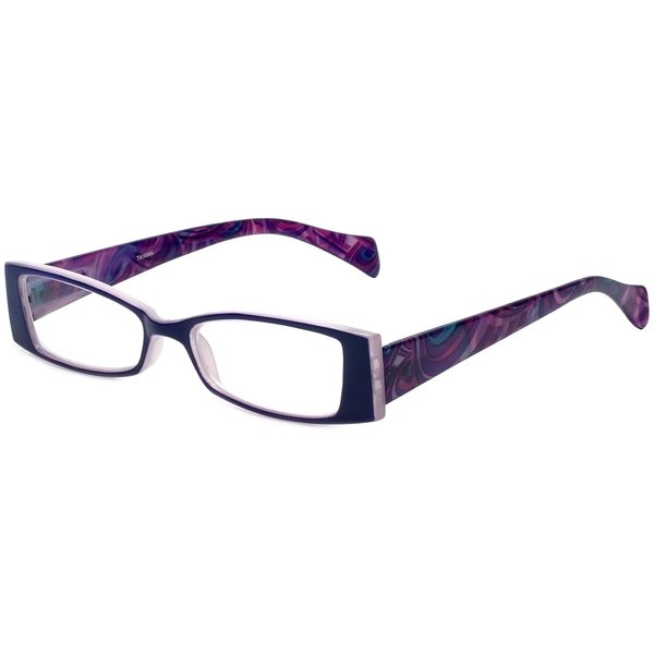 Calabria Victoria Retro Designer Reading Glasses +2.75 Purple Women Vintage One Power Readers Distortion Free Lenses Durable