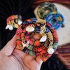 3 Pcs Spriral Lock Hair Tie dreadlock hair tie set dreadlock accessories for women and men dreadlocks ponytail holder Dread hair ties for braids thick curly hair (16 inches, Colorful)
