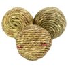 Bonka Bird Toys 1272 Pk3 Seagrass Rope Ball 2.50" Diameter Medium Parrot Foot Talon Cage Toy, Conure, Quaker, Ringneck, and Similar
