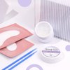 Lash Remover for Lash Extensions/Lash Clusters Cream Lash Glue Remover 10g Effectively| Low Irritation for Sensitive Skin Lash Extension Remover Easy Removal of Indicidual Lashes Glue Remover(Rose)