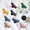 10 Colors 4 Inch Matte Nonslip Hair Claw Clips - Strong Hold Accessories for Thick and Thin Hair, Trendy Jaw Clips for Women