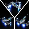 Mililier LED Light Kit for Lego Star Wars 75325 The Mandalorian's N-1 Starfighter Set, Compatible with Lego 75325 Building Blocks Model(Not Include Blocks Set)