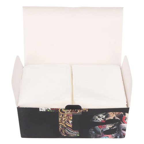 100pcs Tattoo Wipe Paper, Disposable Tattoo Skin Cleansing Towel Tissue, Dry Wipes Makeup Remover Cloth Towels, Cleansing Cloths