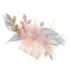 1 Pc comb flower hair accessories bridal headpiece hair decorations Flower Hair Decor Hair Accessory Exquisite Headwear Handmade Hair Decor alloy Fashion bride hairpin