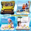 Honoson 24 Pcs Summer Beach Rubber Duckies Bulk Mini Rubber Duck Bath Toys Float Bathtub Ducky Cute Squeaky Rubber Ducky for Classroom Carnival Summer Birthday Baby Shower Party Favor