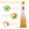 GK HAIR Global Keratin Iced Chestnut 4.91 Hair Color Cream Tube (3.4 Fl Oz/100ml) + 20 Volume Developer (5 Fl Oz/150ml) - Professional Permanent Long Lasting Toner Dye
