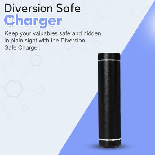 Diversion Safe Charger - Hiding Place for Valuables | Conceal Items and Cash with Discretion | Great for Travel, Events & Concerts | Hide Valuables in Plain Sight | Hidden Compartment Charging Station