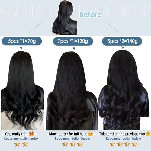 LaaVoo Ombre Clip in Hair Extensions Real Human Hair Balayage Light Brown to Ash Blonde Mix Platinum Blonde Hair Extensions Clip ins Ombre Human Hair Clip in Extensions 14 Inch 5pcs/80g