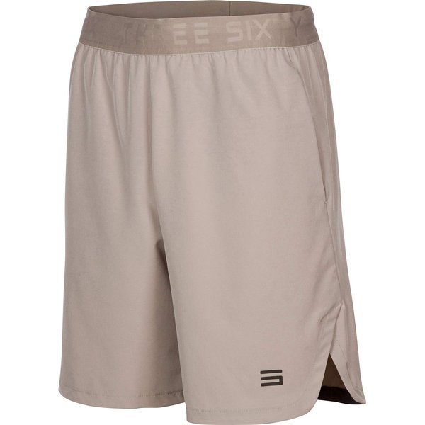 Dry FIT Gym Shorts for Men - Mens Workout Running Shorts - Moisture Wicking with Pockets and Side Hem Stone