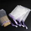 Pokinge 50 PCS Face Cleansing Tool Foaming Net Hand Soap Foaming Net Cleansing Soap Net Foam Net Bag Bath Products Colorful Ribbon