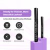 LASHISKIN’S Black Mascara Infused with Lash Growth Serum I Long Lasting, Waterproof, Vegan, and Cruelty-Free Formula I Infused with Natural Ingredients I Ideal for Sensitive Eyes - 6ML