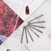 8 Pcs 3/32'' Cuticle Clean Drill Bit Barrel Cuticle Nail Drill Bit Set Electric Nail File Machine Cuticle Bit Diamond Nail Bits Manicure Pedicure Polishing Kit with Case for Nail Salon Manicure