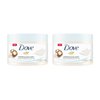 Dove Exfoliating Body Polish Body Scrub Macadamia & Rice Milk 10.5 oz (2 pack)