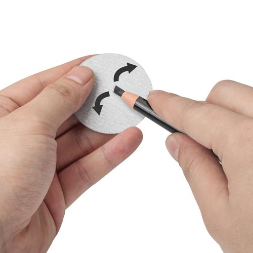 Guapa 100pcs per Box Professional Sandpaper Makeup Pencil Sharpener Ideal for Microblading Makeup Tattoo Eyebrow Pencil (1box)