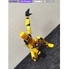 altuco Assembled T13 Action Figure with Multiple Accessories, Gold 3D Printed Multi-Jointed Titan 13 Figure,Dummy 13 Desktop Decorative Toy