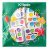K1tpde 72PCS Watercolor Paint Bulk Valentine’s Day Gifts for Kids Valentines Greeting Cards for Boys Girls School Classroom Exchanges DIY Mini Paint Set Funny Valentine Exchange Cards Party Favors