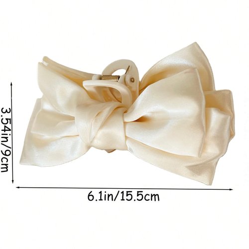 juyght Hair Bows Claw Clip for Women Girls,Strong and stable Big Bows Hair Clips,Nonslip Bows Claw Clips for Women,Bow Clips for Women,Bow Clips with Soft Bow Knot For Thin Thick Curly straight Hair