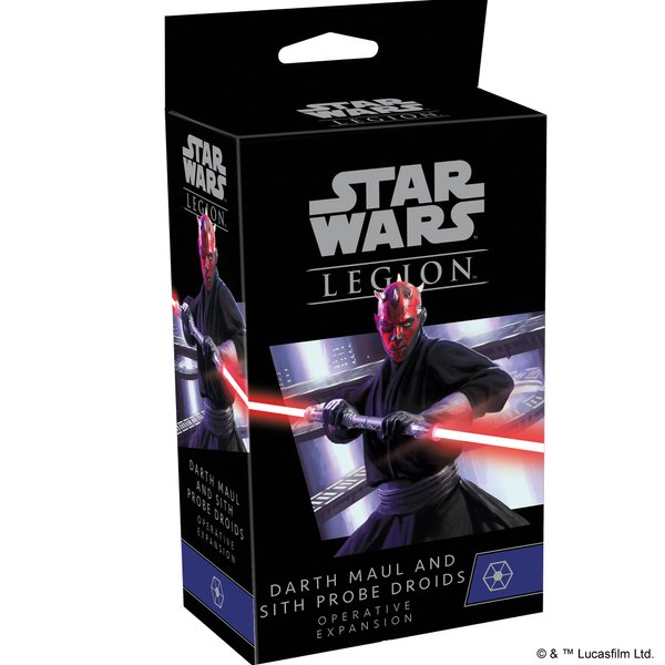 Star Wars: Legion Darth Maul & Sith Probe Droid Operative Expansion - Tabletop Miniatures Game, Strategy Game for Kids and Adults, Ages 14+, 2 Players, 3 Hour Playtime, Made by Atomic Mass Games