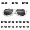 White Sunglasses Bulk Wedding Party Pack of 12 Premium Quality Sturdy Frames-Lenses Sunglasses Fit Adults Exactly What You Are Looking For Wedding-Bachelorette Party Favors Sunglasses Ladies Men