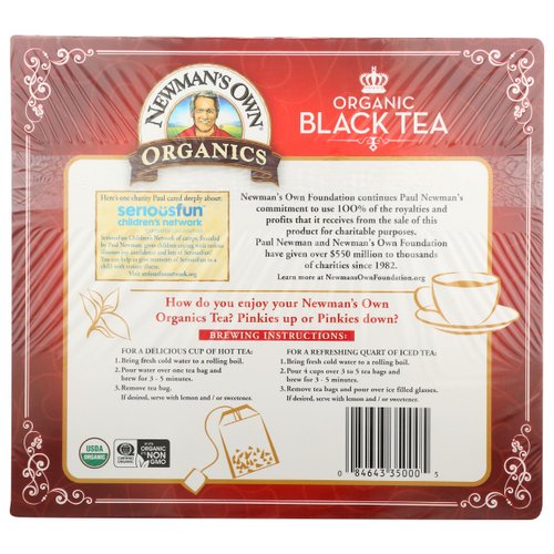 NEWMANS OWN ORGANICS Organic Royal Black Tea, 100 CT